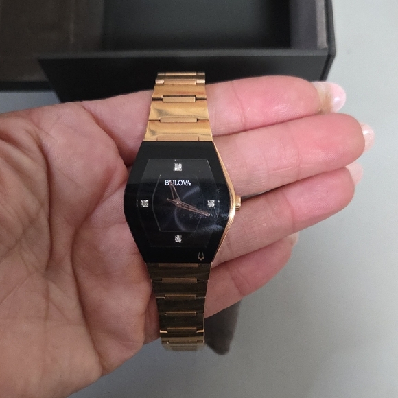 Bulova Black Box with Gold Logo main image 8